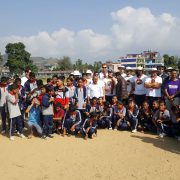 Inauguration of Cricket Practice Pitch