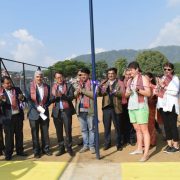 Inauguration of Cricket Practice Pitch