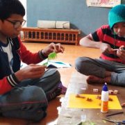 Children busy during lockdown